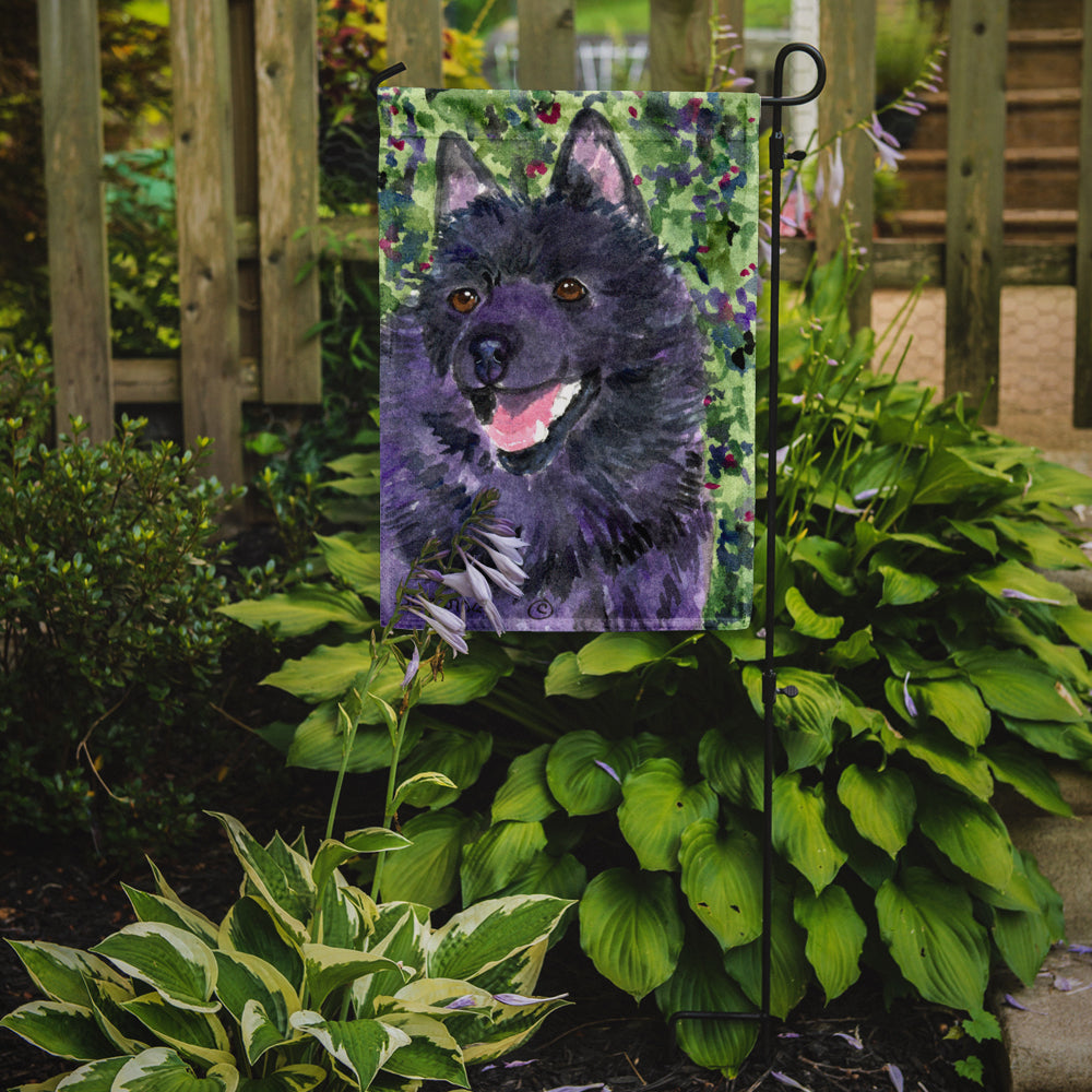 Schipperke Flag Garden Size.