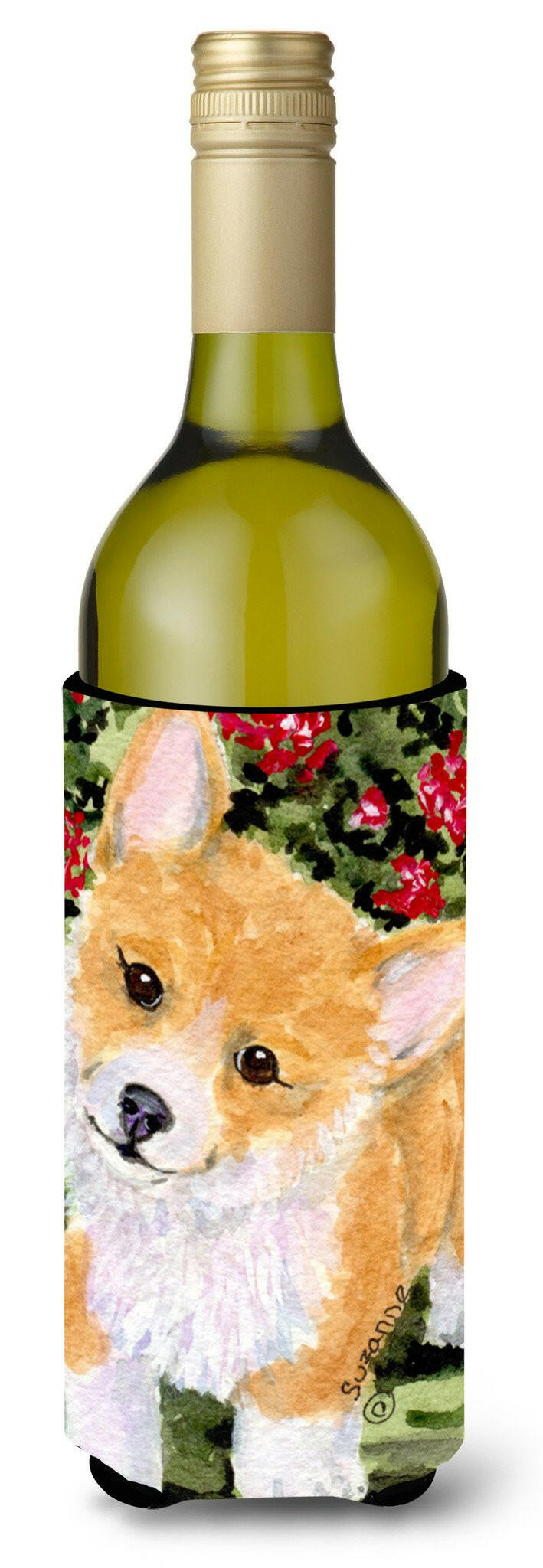 Corgi Wine Bottle Beverage Insulator Beverage Insulator Hugger SS8823LITERK by Caroline's Treasures