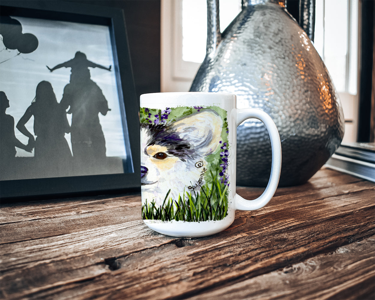 Chihuahua Dishwasher Safe Microwavable Ceramic Coffee Mug 15 ounce SS8824CM15  the-store.com.