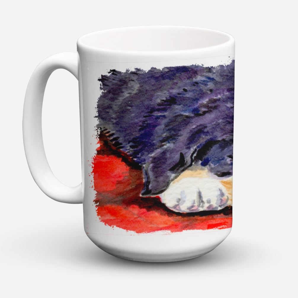 Bernese Mountain Dog Dishwasher Safe Microwavable Ceramic Coffee Mug 15 ounce SS8828CM15  the-store.com.