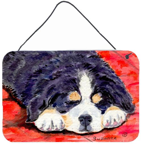 Bernese Mountain Dog Indoor Aluminium Metal Wall or Door Hanging Prints by Caroline&#39;s Treasures