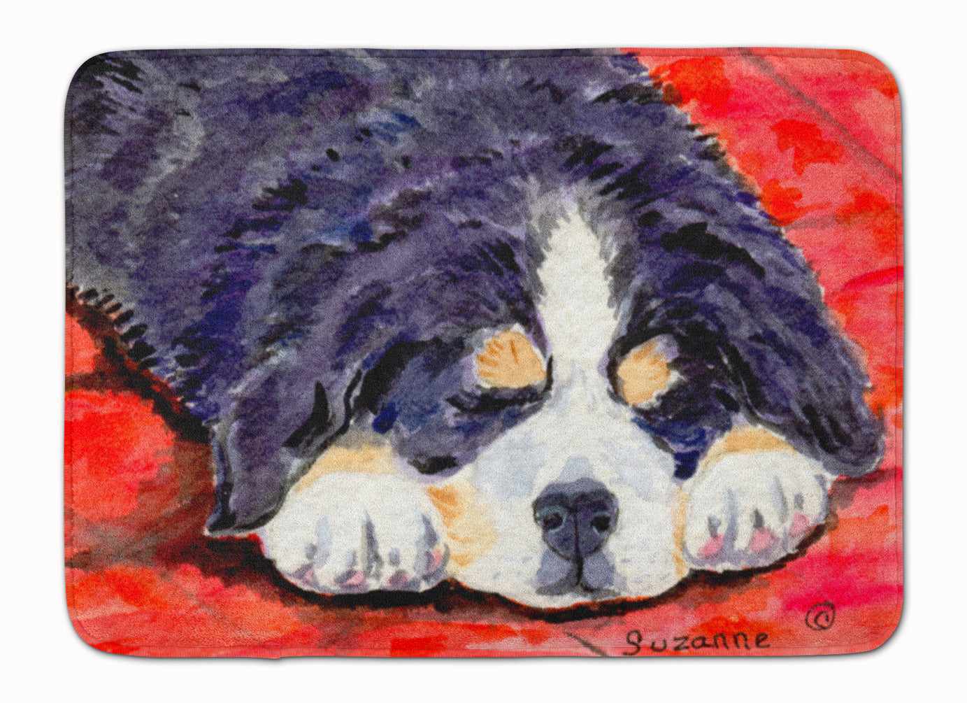 Bernese Mountain Dog Machine Washable Memory Foam Mat SS8828RUG - the-store.com