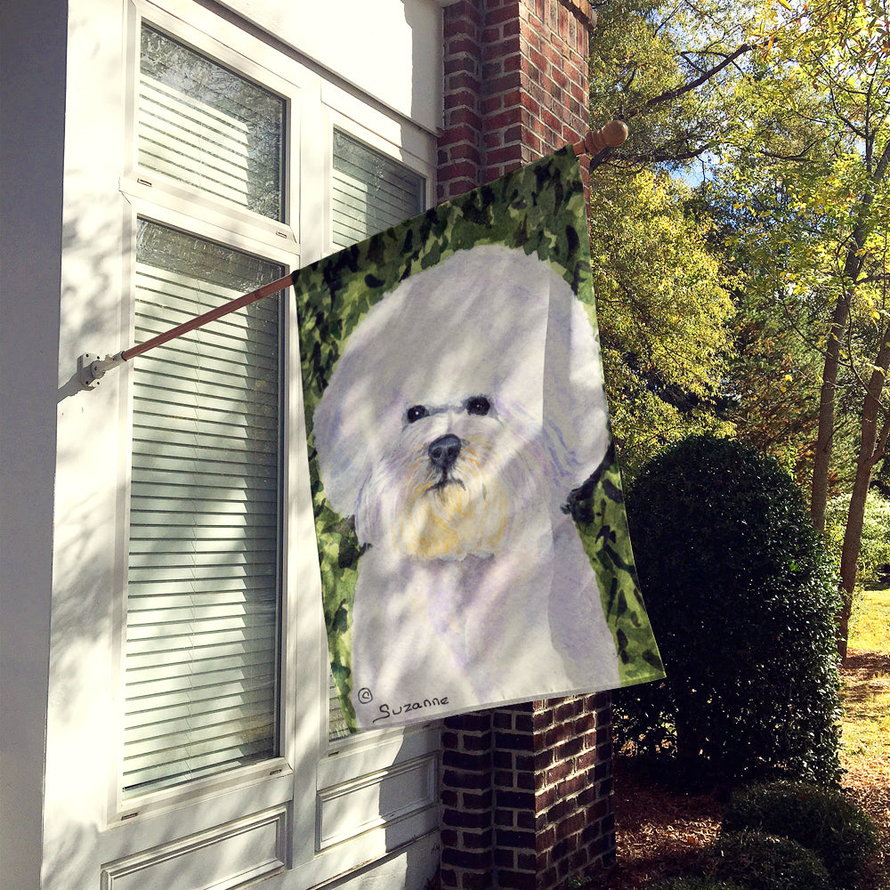 Bichon Frise Flag Canvas House Size  the-store.com.