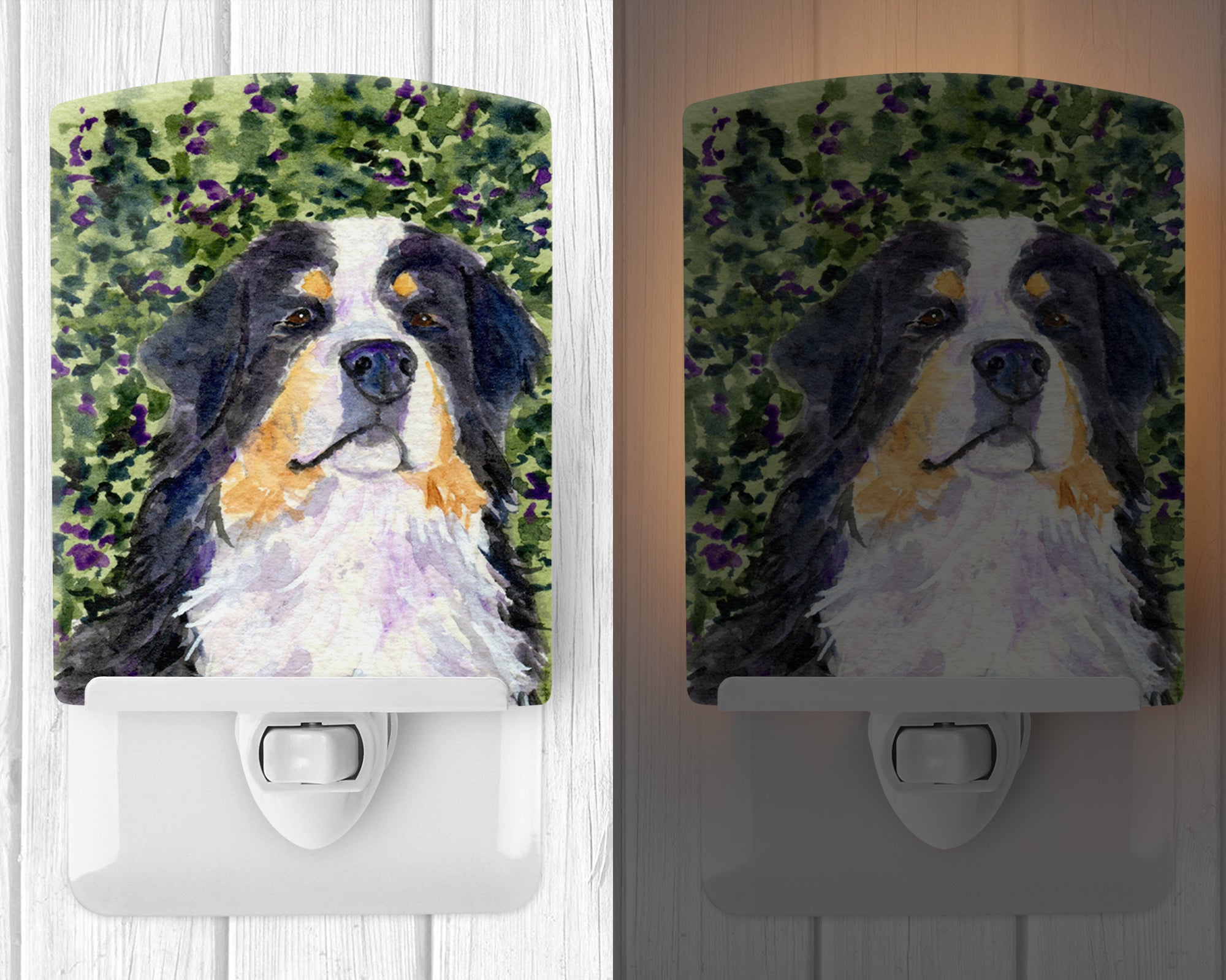 Bernese Mountain Dog Ceramic Night Light SS8830CNL - the-store.com