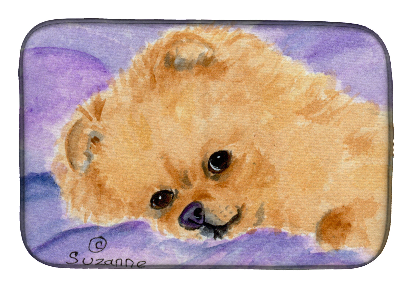 Pomeranian Dish Drying Mat SS8834DDM  the-store.com.