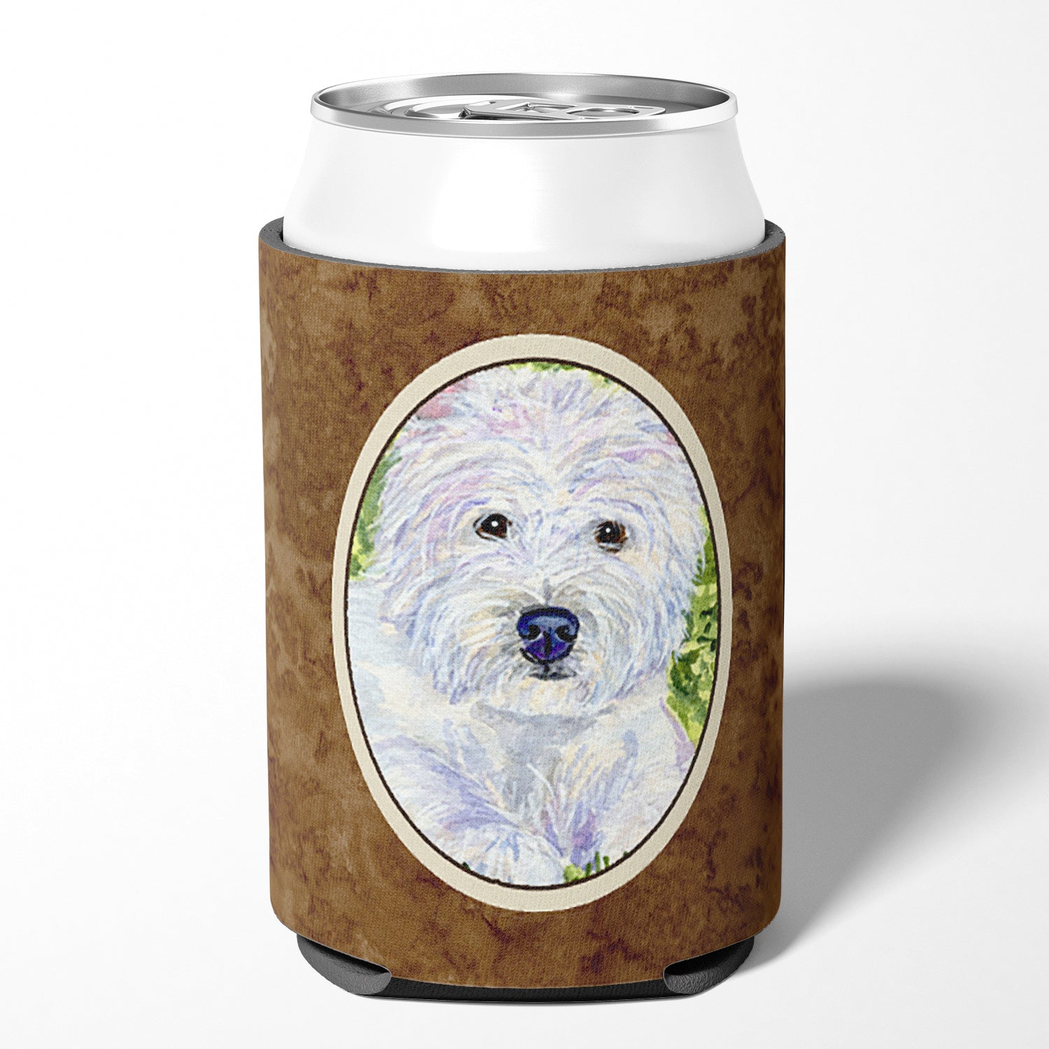 Westie Can or Bottle Beverage Insulator Hugger.