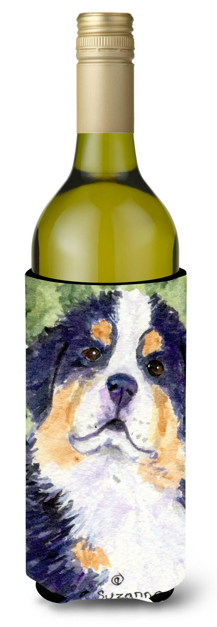 Bernese Mountain Dog Wine Bottle Beverage Insulator Beverage Insulator Hugger SS8837LITERK by Caroline's Treasures