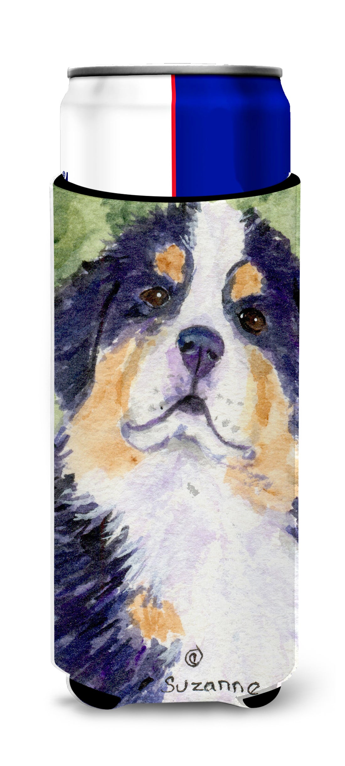 Bernese Mountain Dog Ultra Beverage Insulators for slim cans SS8837MUK.