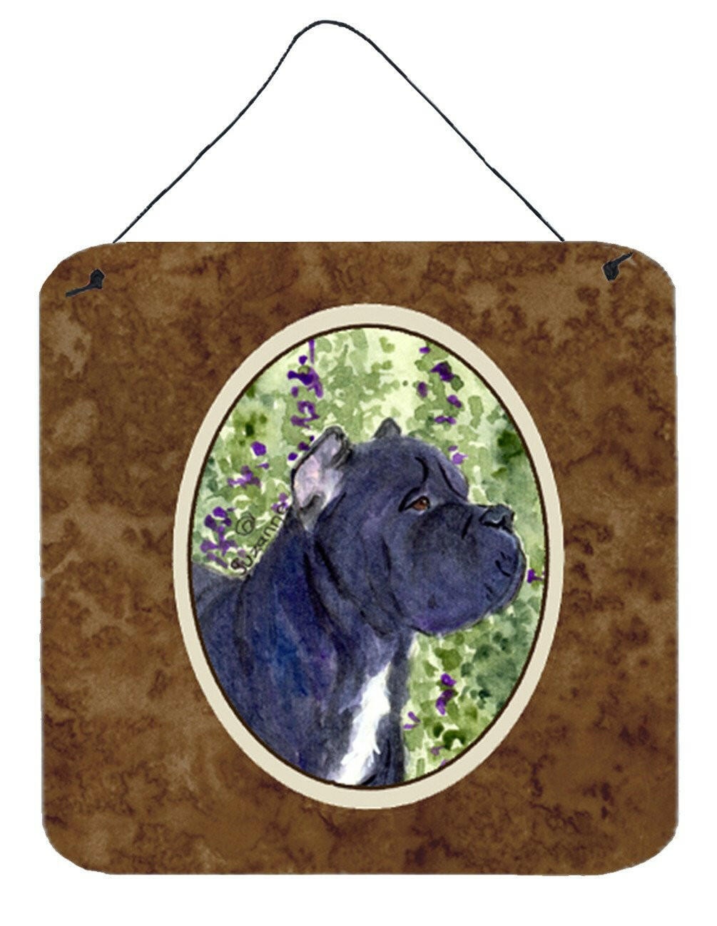 Cane Corso Aluminium Metal Wall or Door Hanging Prints by Caroline's Treasures