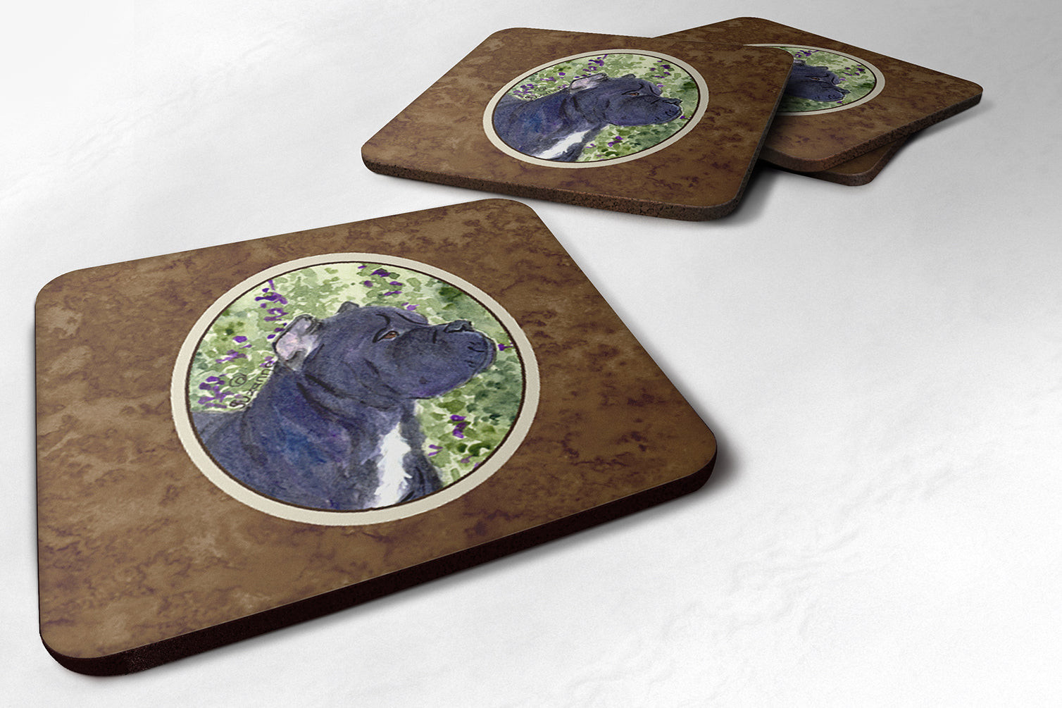 Set of 4 Cane Corso Foam Coasters - the-store.com