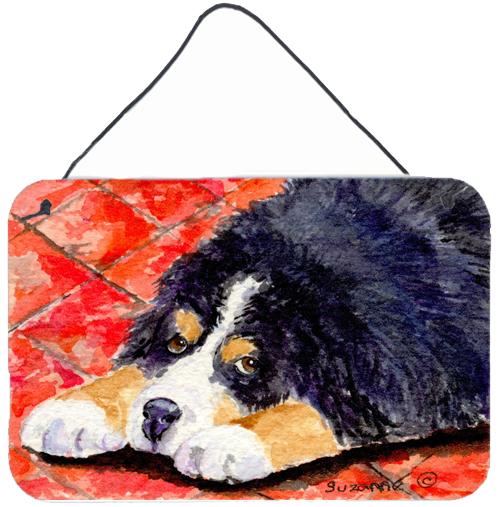 Bernese Mountain Dog Indoor Aluminium Metal Wall or Door Hanging Prints by Caroline's Treasures