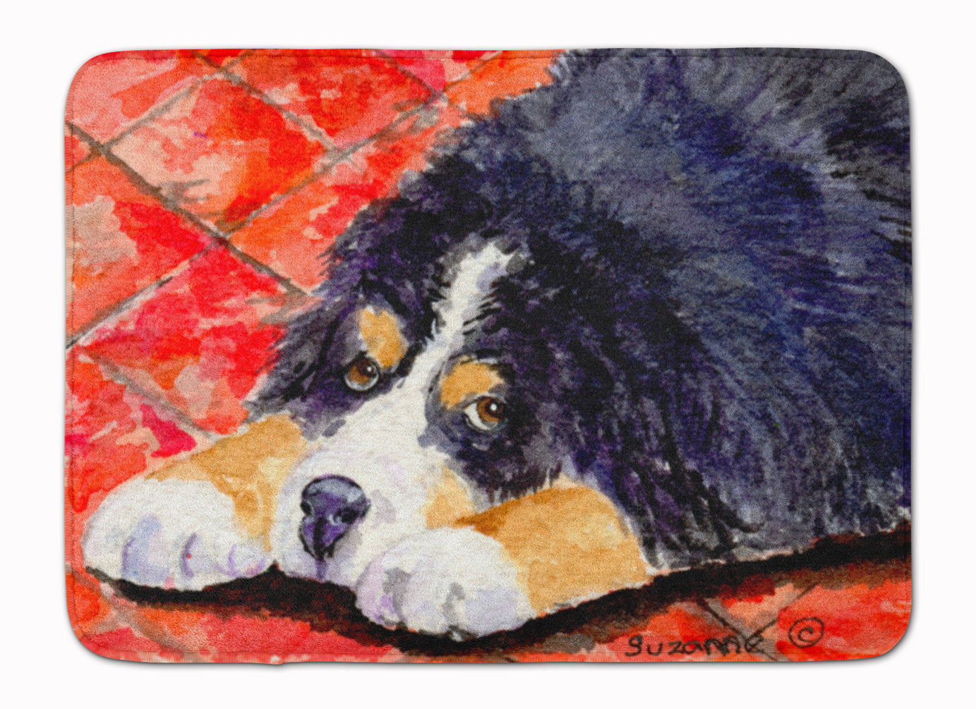 Bernese Mountain Dog Machine Washable Memory Foam Mat SS8842RUG - the-store.com