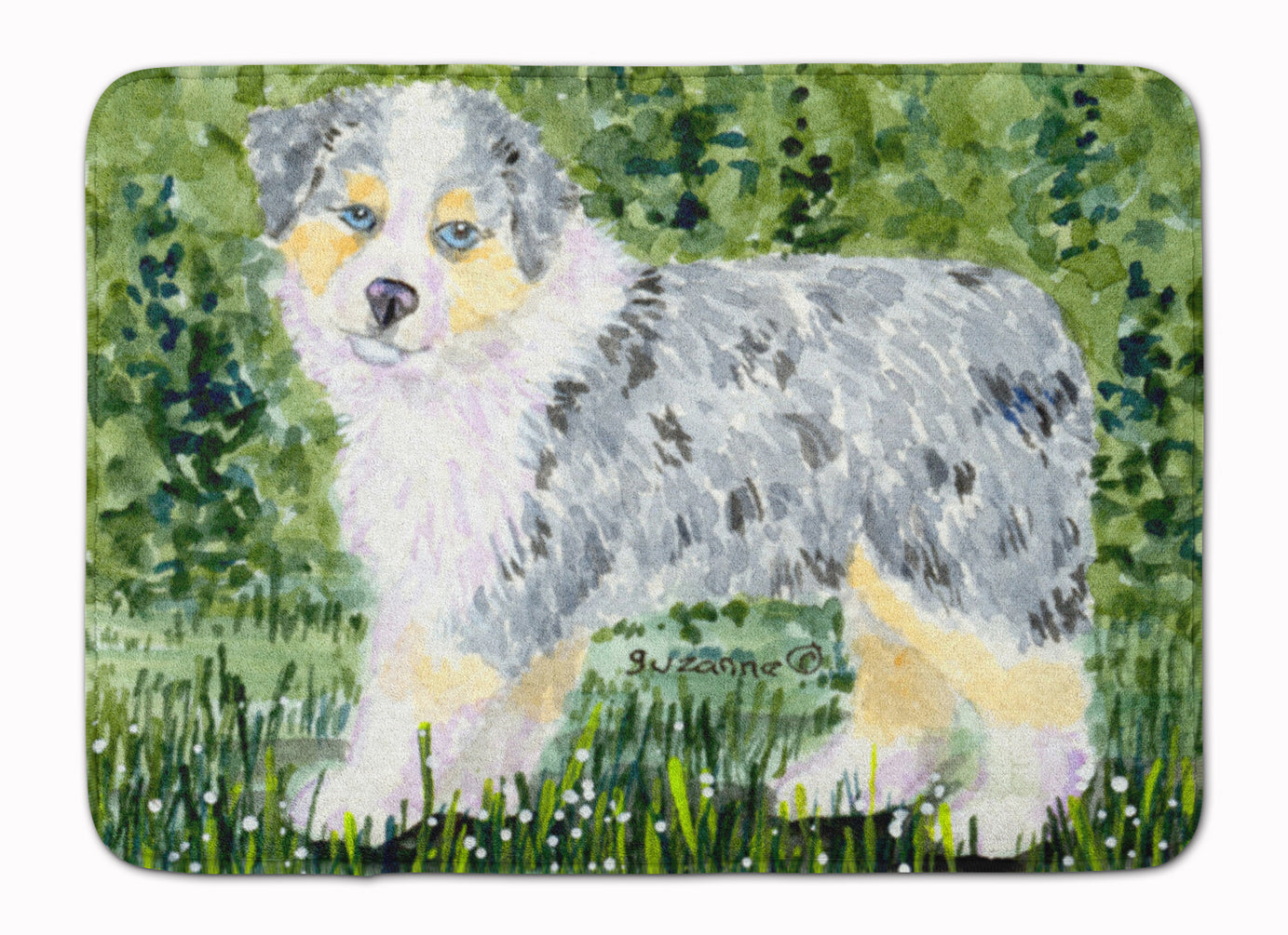 Australian Shepherd Machine Washable Memory Foam Mat SS8846RUG - the-store.com