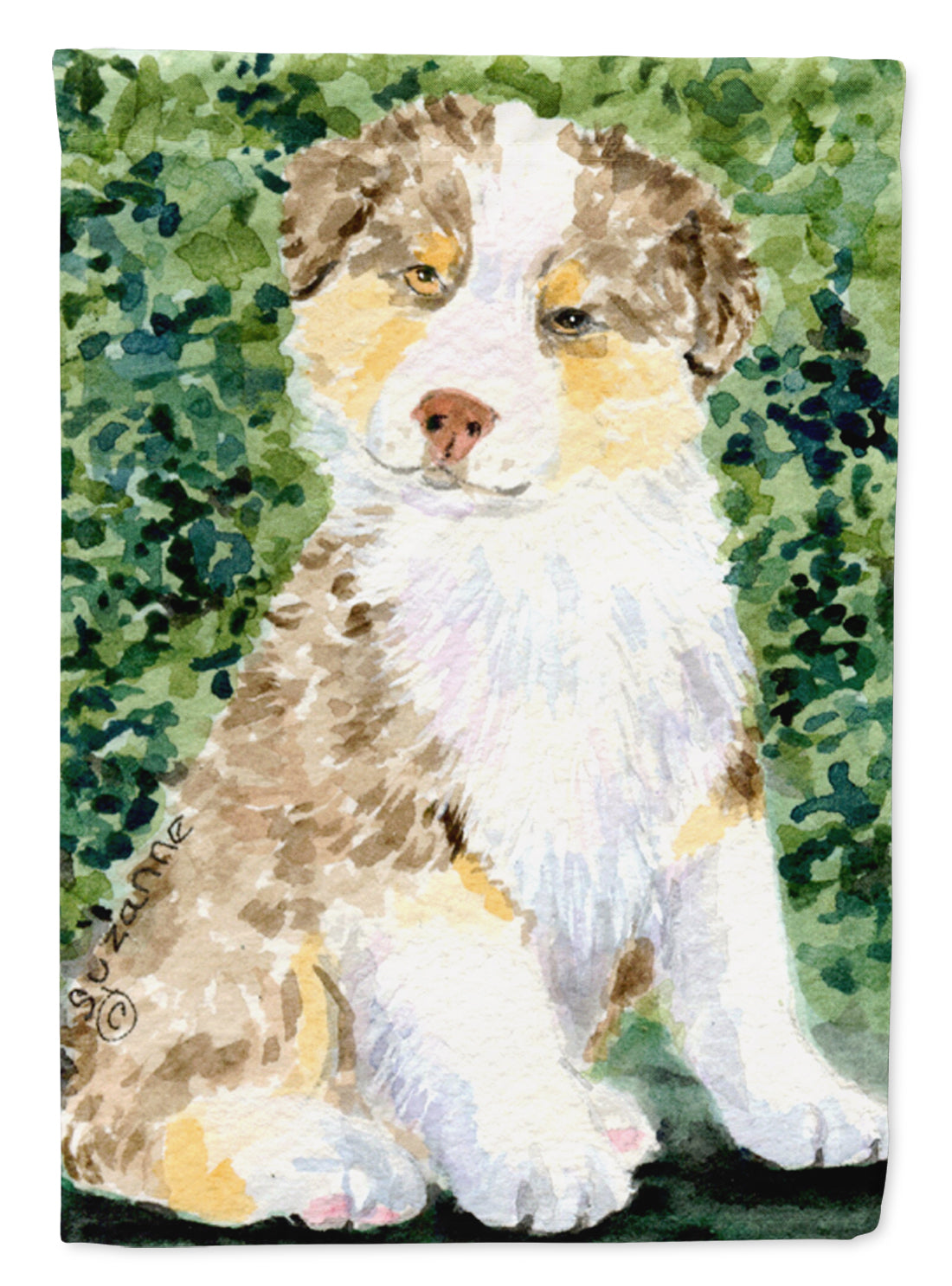 Australian Shepherd Flag Garden Size.