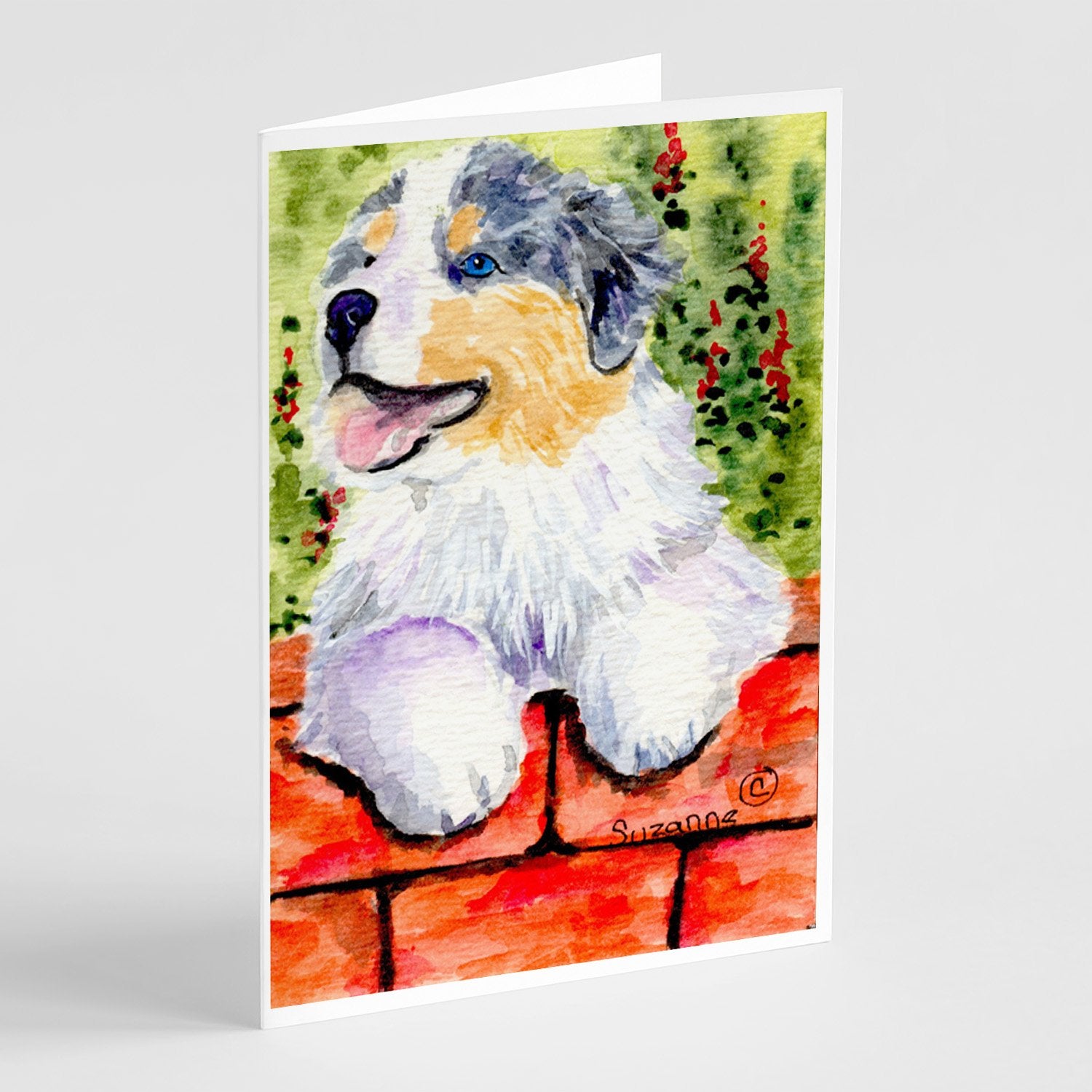 Buy this Australian Shepherd Greeting Cards and Envelopes Pack of 8