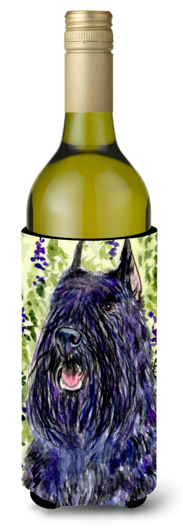 Bouvier des Flandres Wine Bottle Beverage Insulator Beverage Insulator Hugger SS8853LITERK by Caroline's Treasures