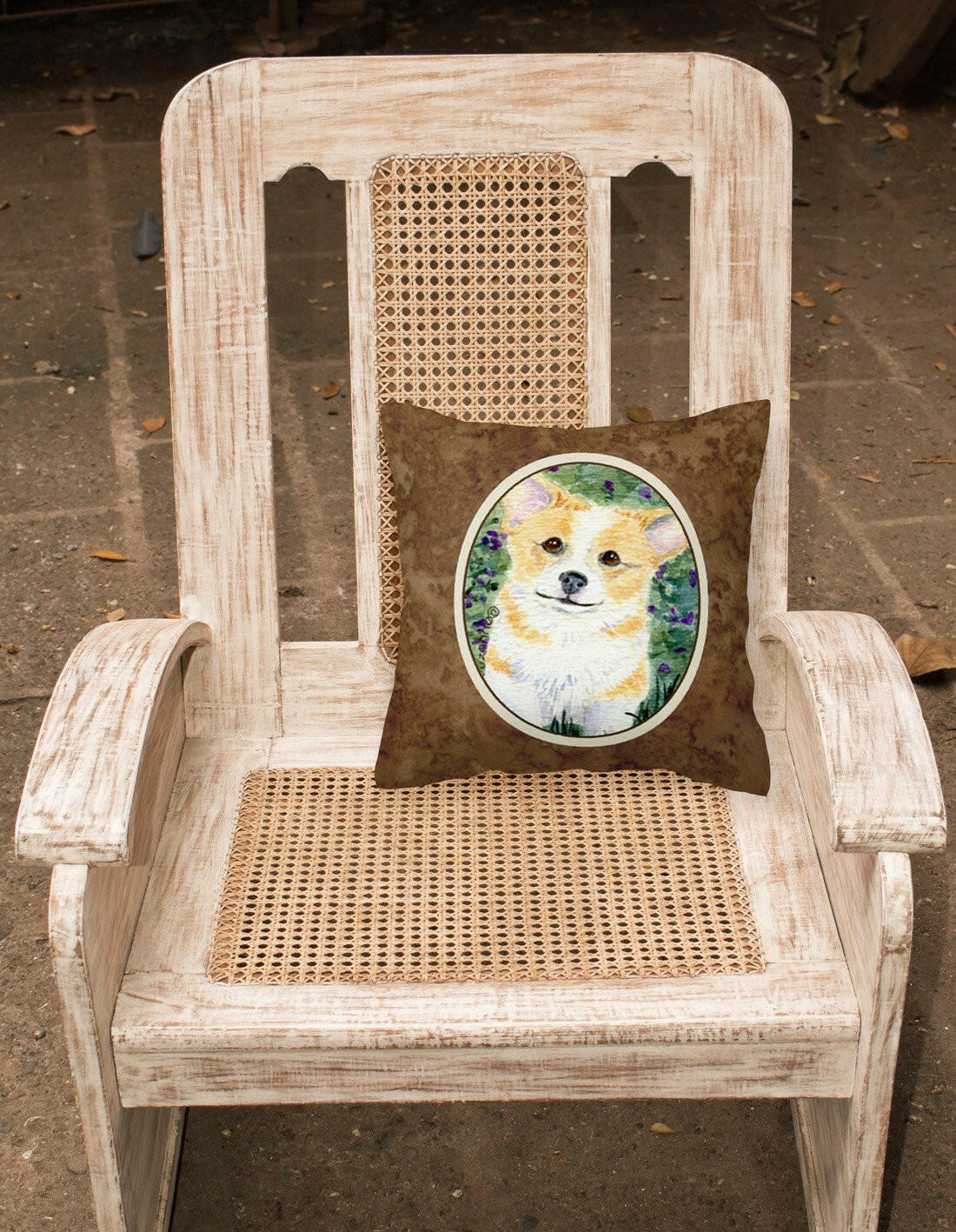 Corgi Decorative   Canvas Fabric Pillow by Caroline's Treasures