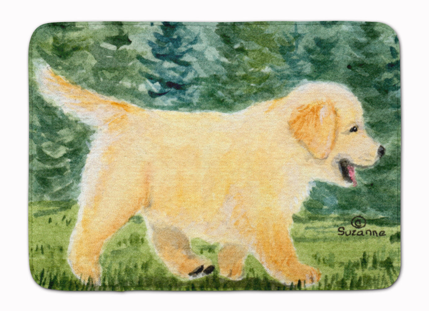 Golden Retriever Machine Washable Memory Foam Mat SS8859RUG - the-store.com