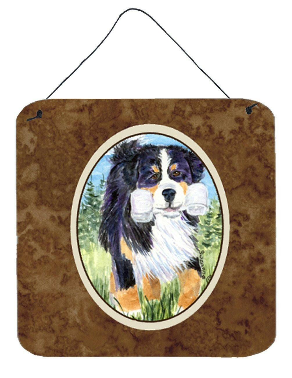 Bernese Mountain Dog Aluminium Metal Wall or Door Hanging Prints by Caroline's Treasures