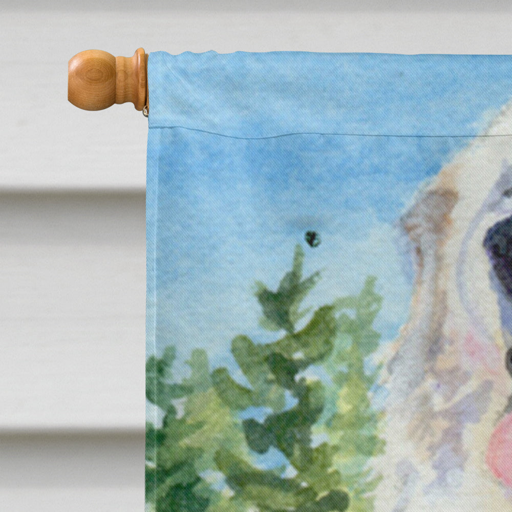 Great Pyrenees Flag Canvas House Size  the-store.com.