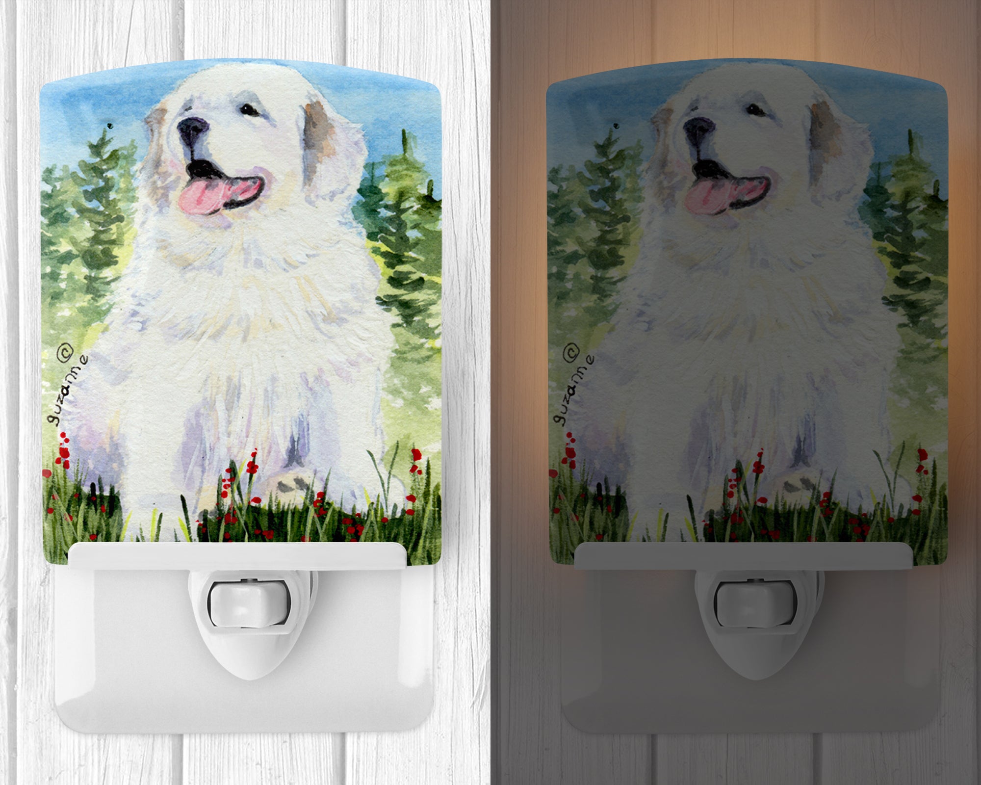 Great Pyrenees Ceramic Night Light SS8866CNL - the-store.com