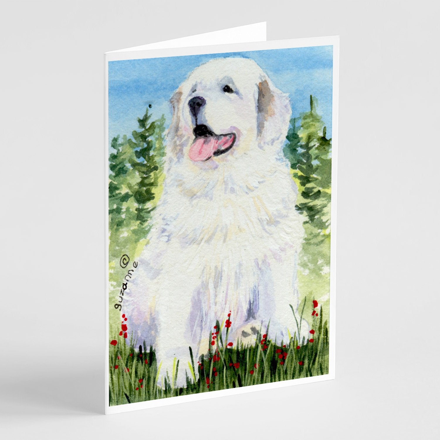 Buy this Great Pyrenees Greeting Cards and Envelopes Pack of 8