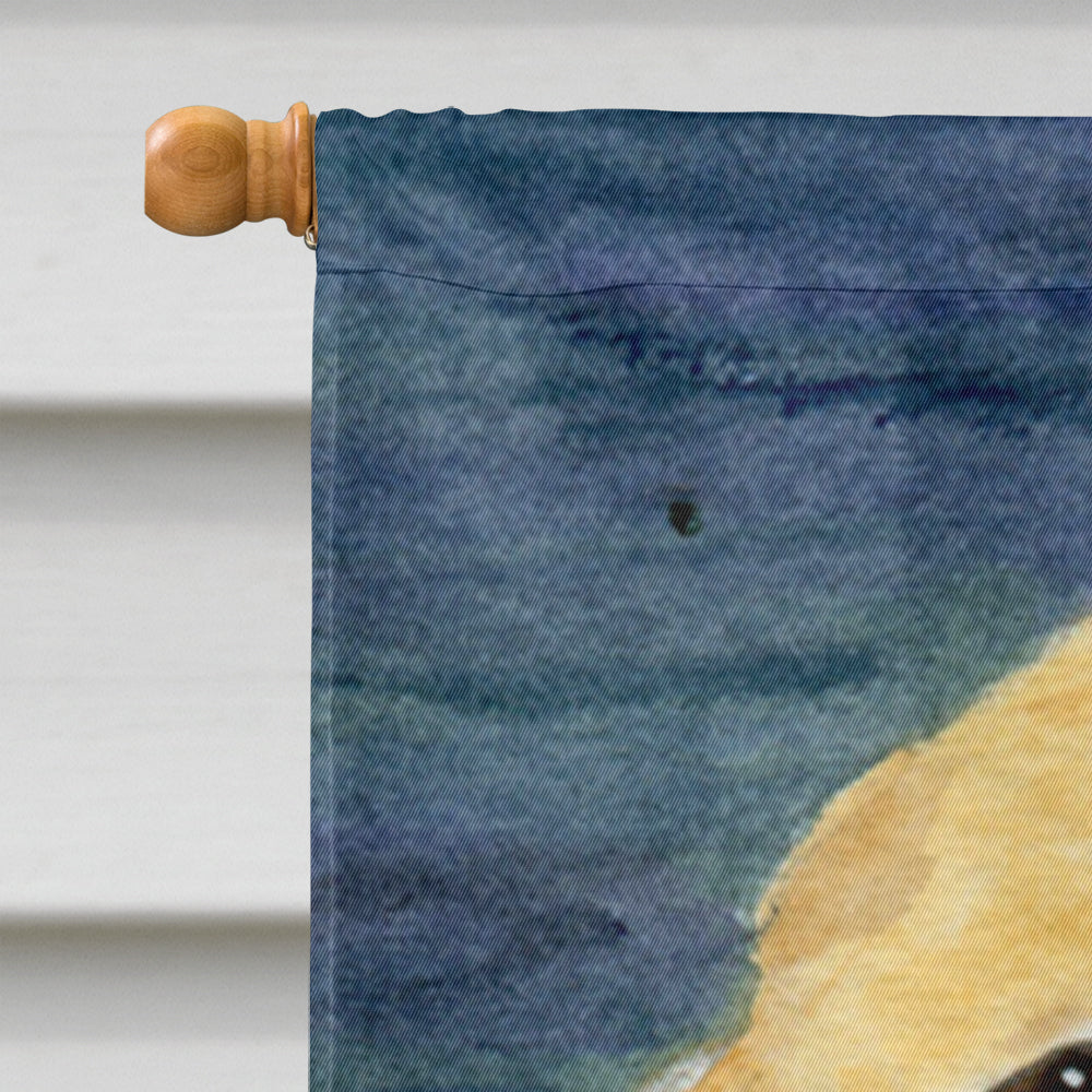 Golden Retriever Flag Canvas House Size  the-store.com.