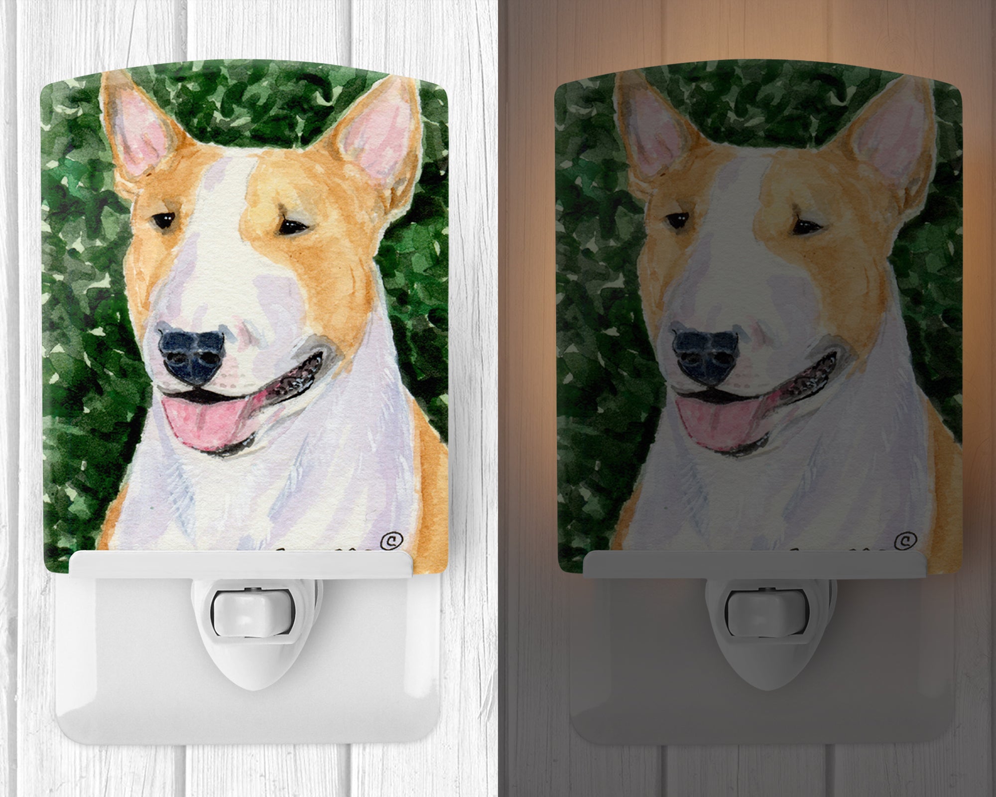 Bull Terrier Ceramic Night Light SS8873CNL - the-store.com