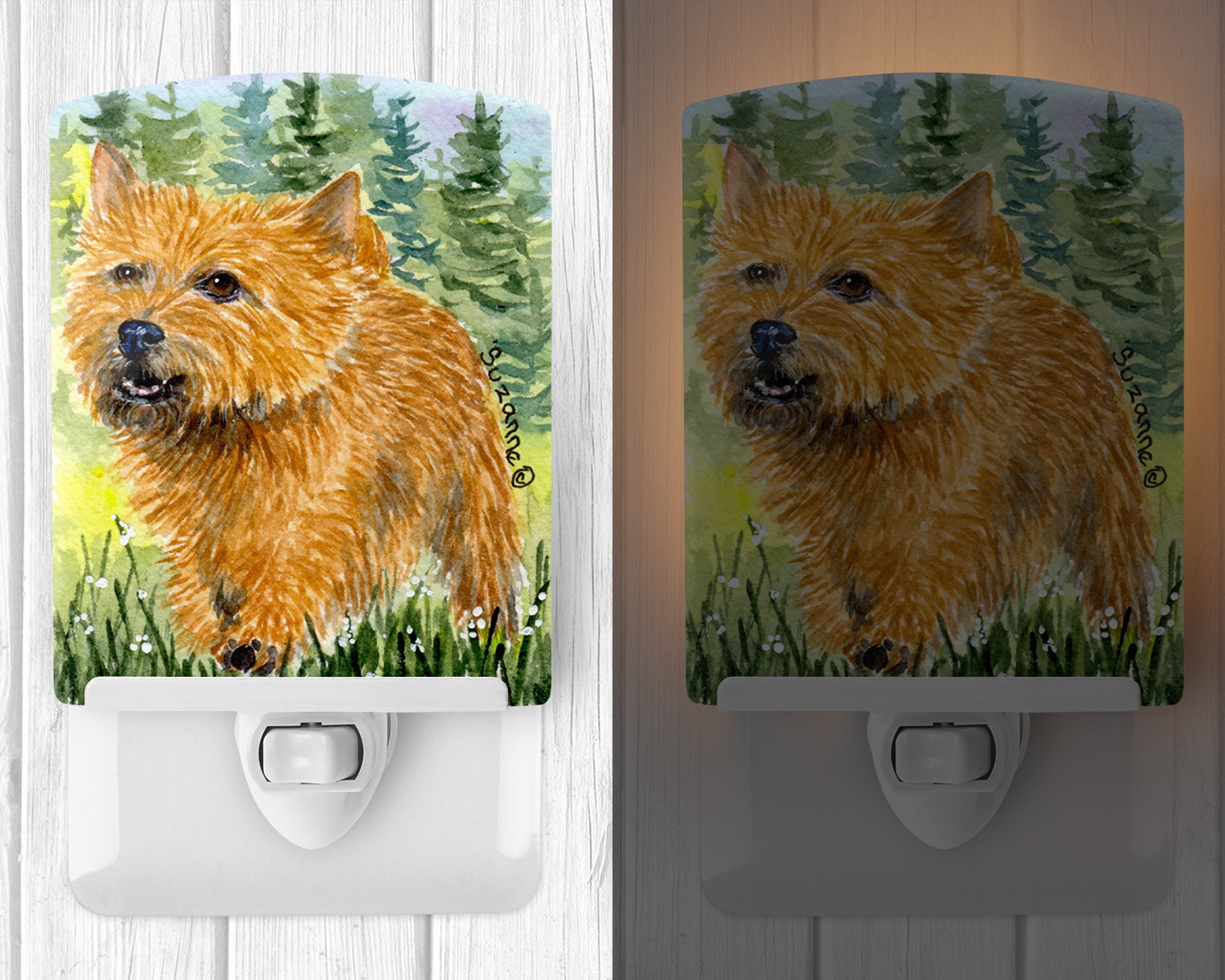 Norwich Terrier Ceramic Night Light SS8878CNL - the-store.com