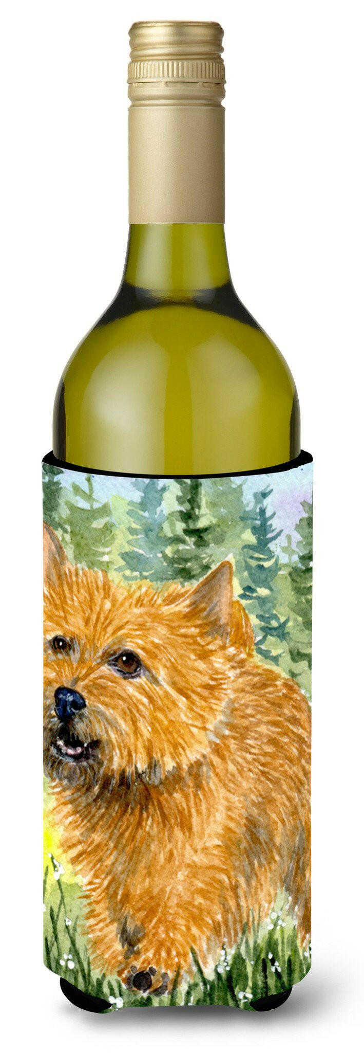 Norwich Terrier Wine Bottle Beverage Insulator Beverage Insulator Hugger SS8878LITERK by Caroline's Treasures