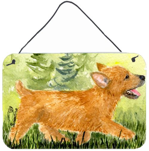 Norwich Terrier Indoor Aluminium Metal Wall or Door Hanging Prints by Caroline&#39;s Treasures