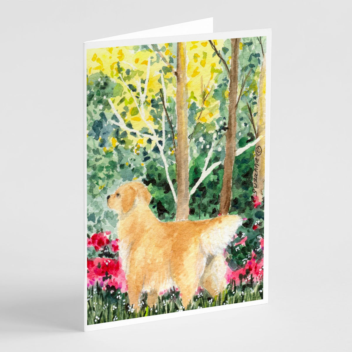 Buy this Golden Retriever Greeting Cards and Envelopes Pack of 8