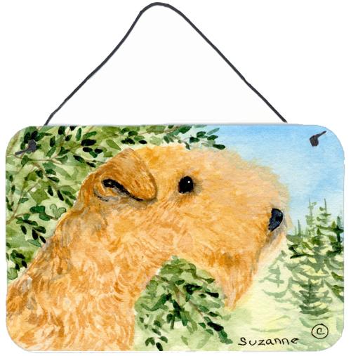 Lakeland Terrier Indoor Aluminium Metal Wall or Door Hanging Prints by Caroline's Treasures