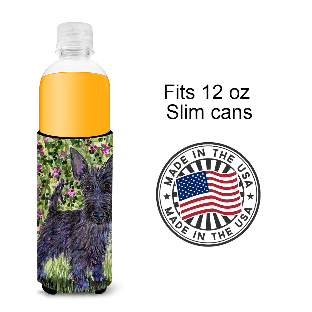 Scottish Terrier Ultra Beverage Insulators for slim cans SS8889MUK.