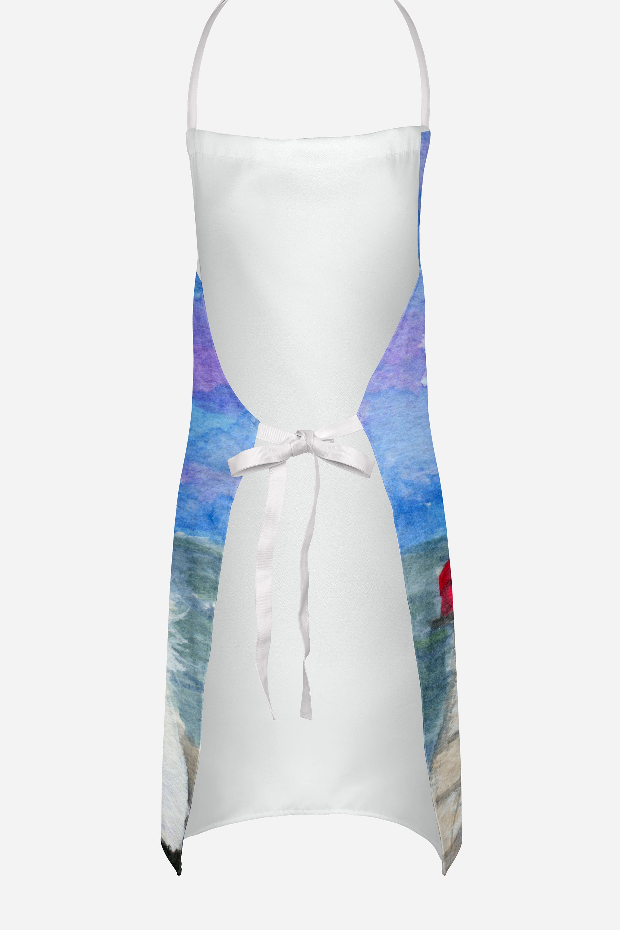 Lighthouse with Bichon Frise Apron - the-store.com