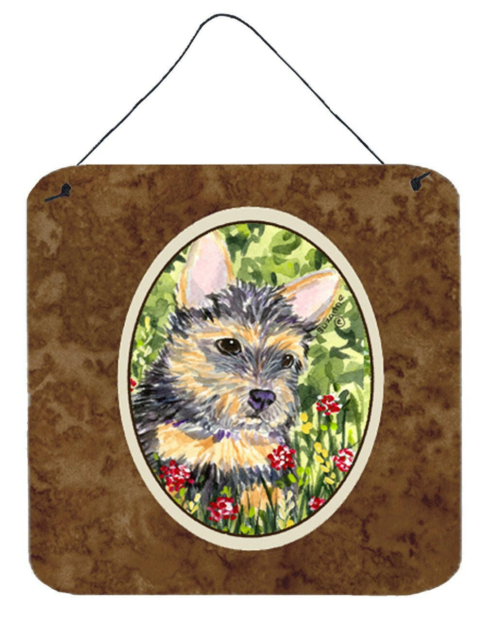 Norwich Terrier Aluminium Metal Wall or Door Hanging Prints by Caroline&#39;s Treasures