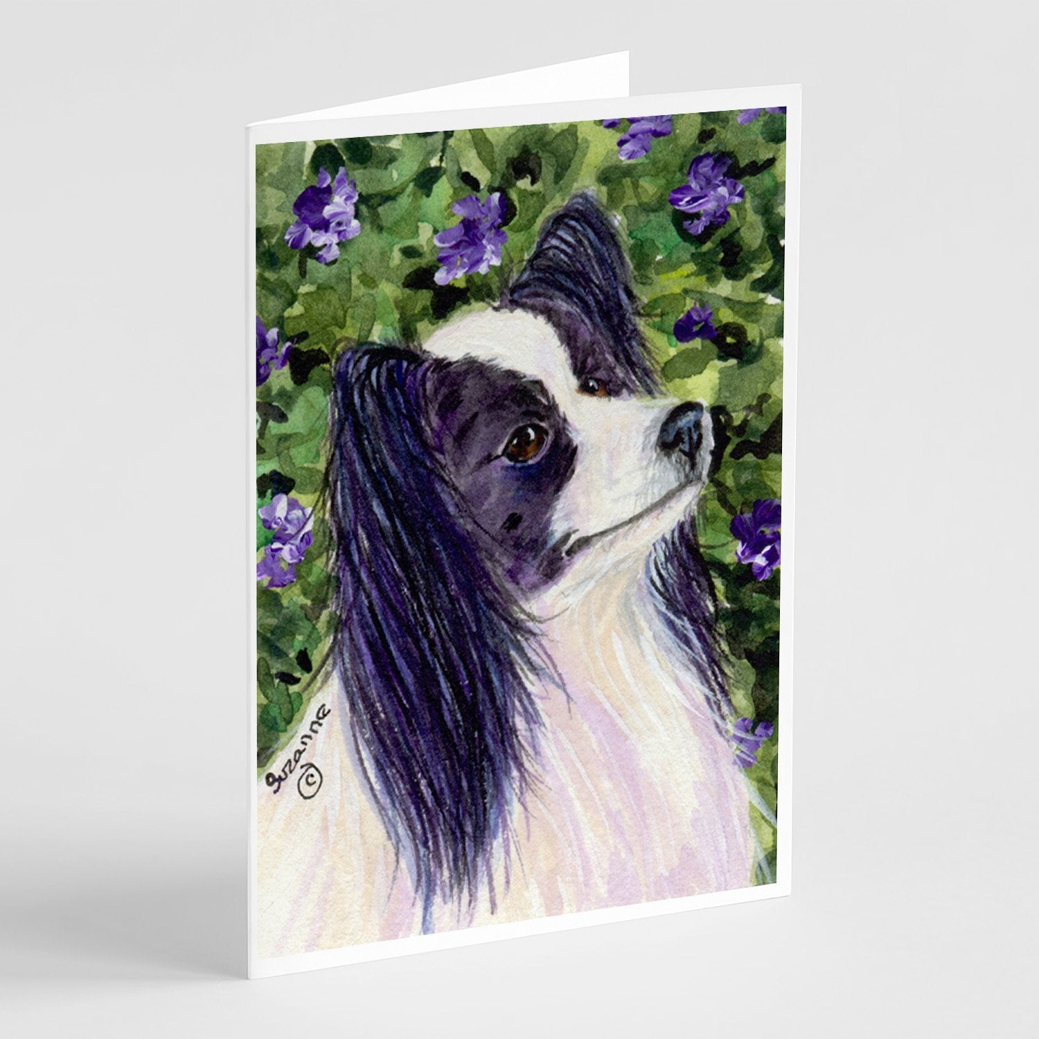 Buy this Papillon Greeting Cards and Envelopes Pack of 8