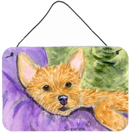 Norwich Terrier Indoor Aluminium Metal Wall or Door Hanging Prints by Caroline's Treasures