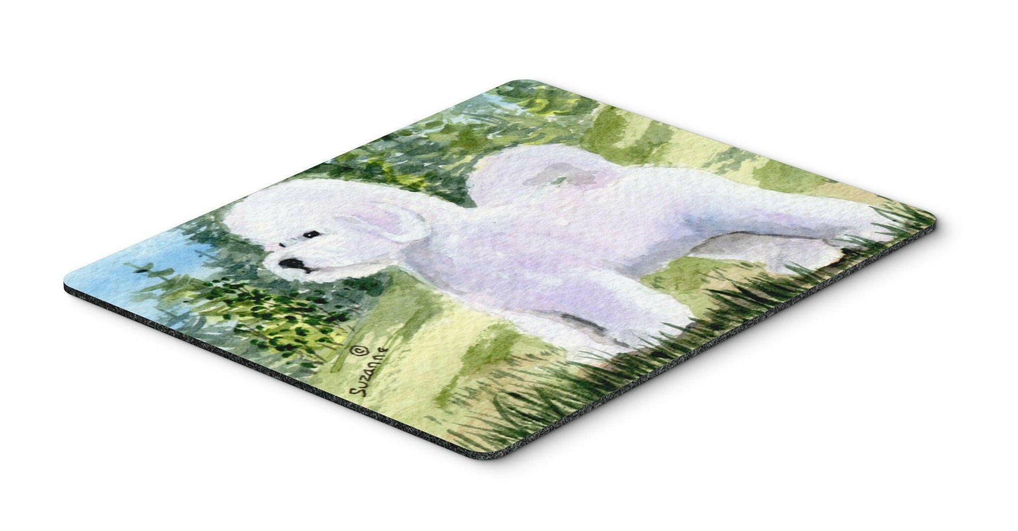 Bichon Frise Mouse pad, hot pad, or trivet by Caroline's Treasures