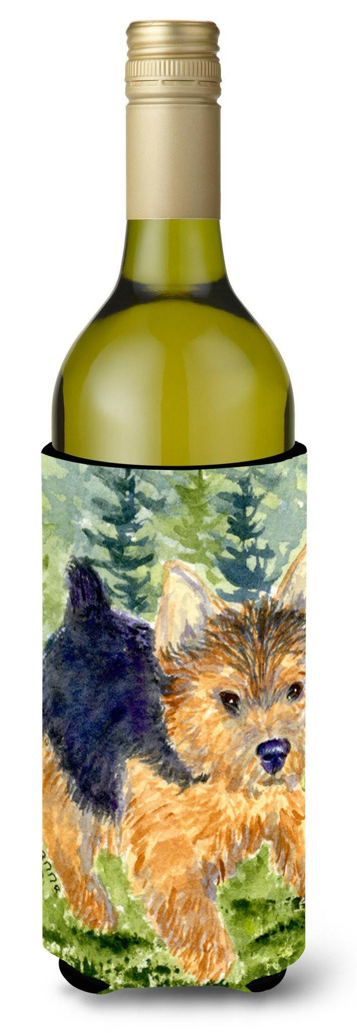 Norwich Terrier Wine Bottle Beverage Insulator Beverage Insulator Hugger SS8907LITERK by Caroline's Treasures