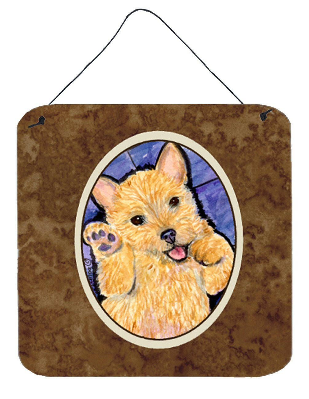 Norwich Terrier Aluminium Metal Wall or Door Hanging Prints by Caroline&#39;s Treasures