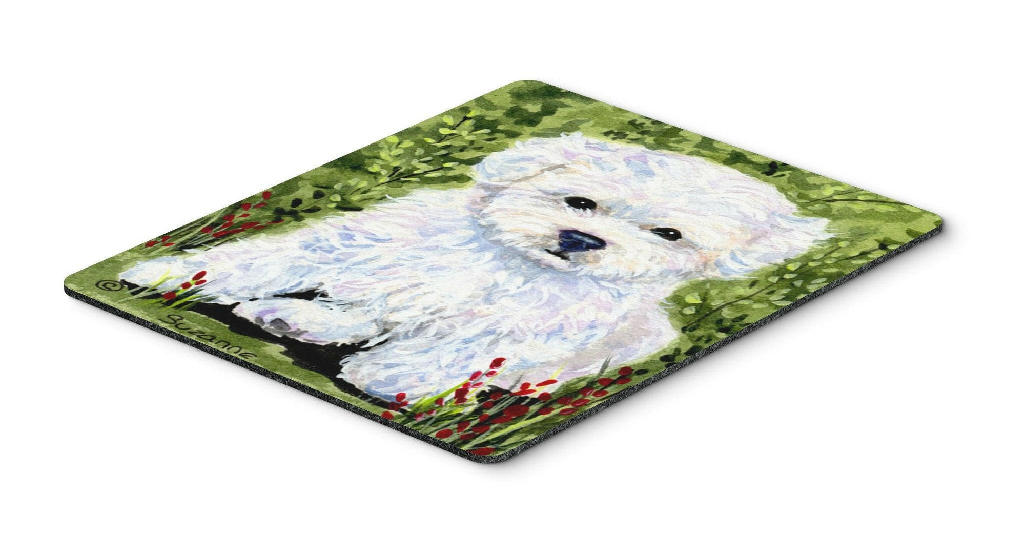 Bichon Frise Mouse Pad / Hot Pad / Trivet by Caroline's Treasures