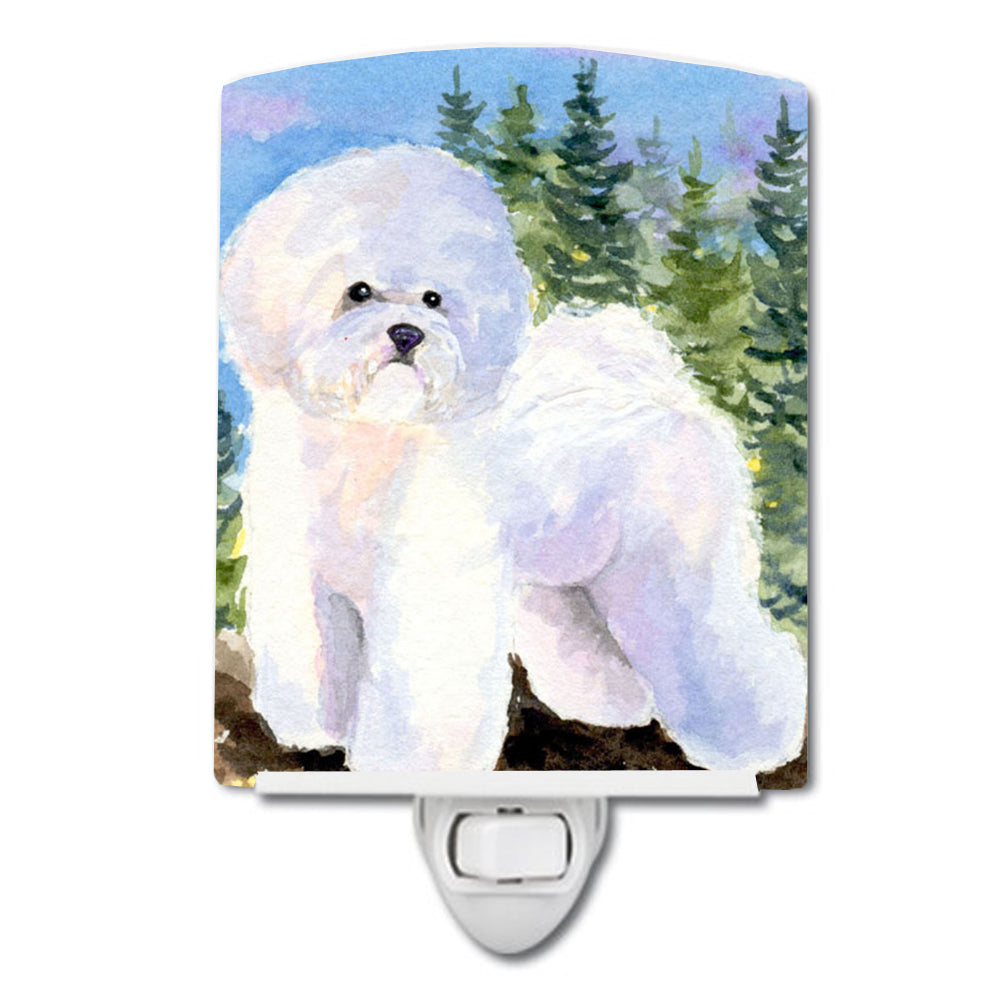 Bichon Frise Ceramic Night Light SS8916CNL - the-store.com