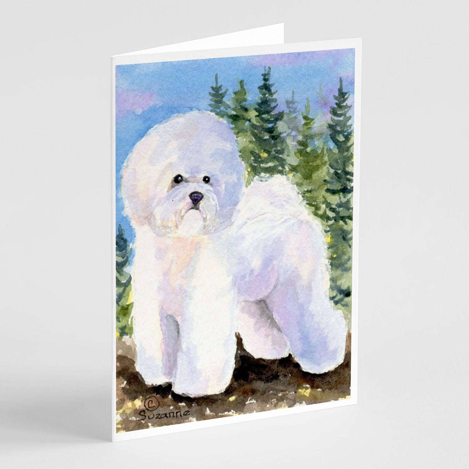 Buy this Bichon Frise Greeting Cards and Envelopes Pack of 8