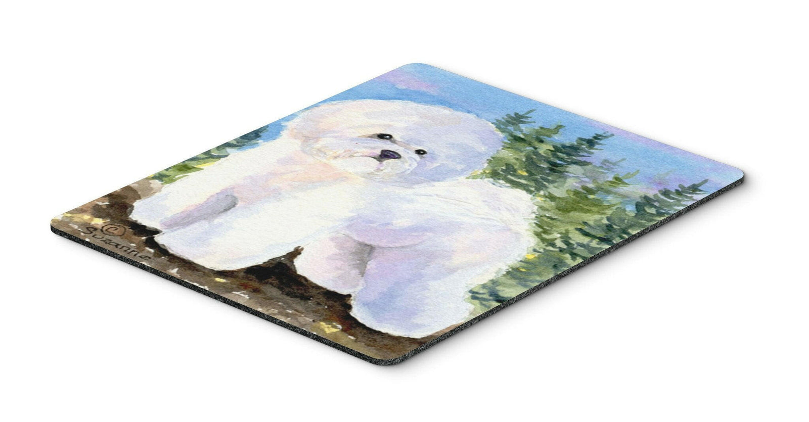 Bichon Frise Mouse Pad / Hot Pad / Trivet by Caroline's Treasures