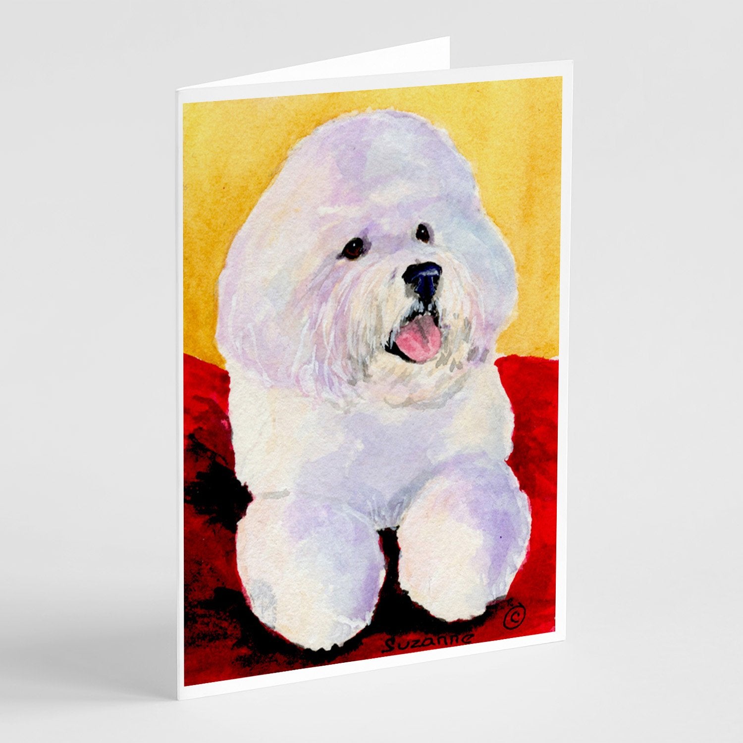 Buy this Bichon Frise Greeting Cards and Envelopes Pack of 8