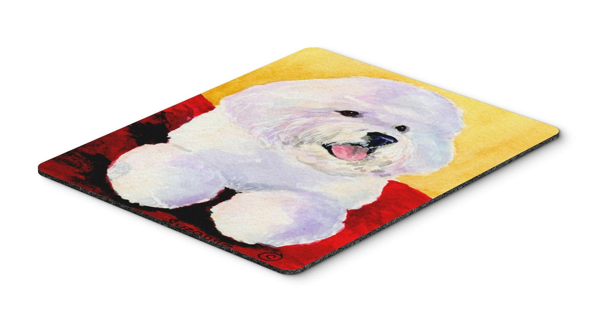 Bichon Frise Mouse Pad / Hot Pad / Trivet by Caroline's Treasures