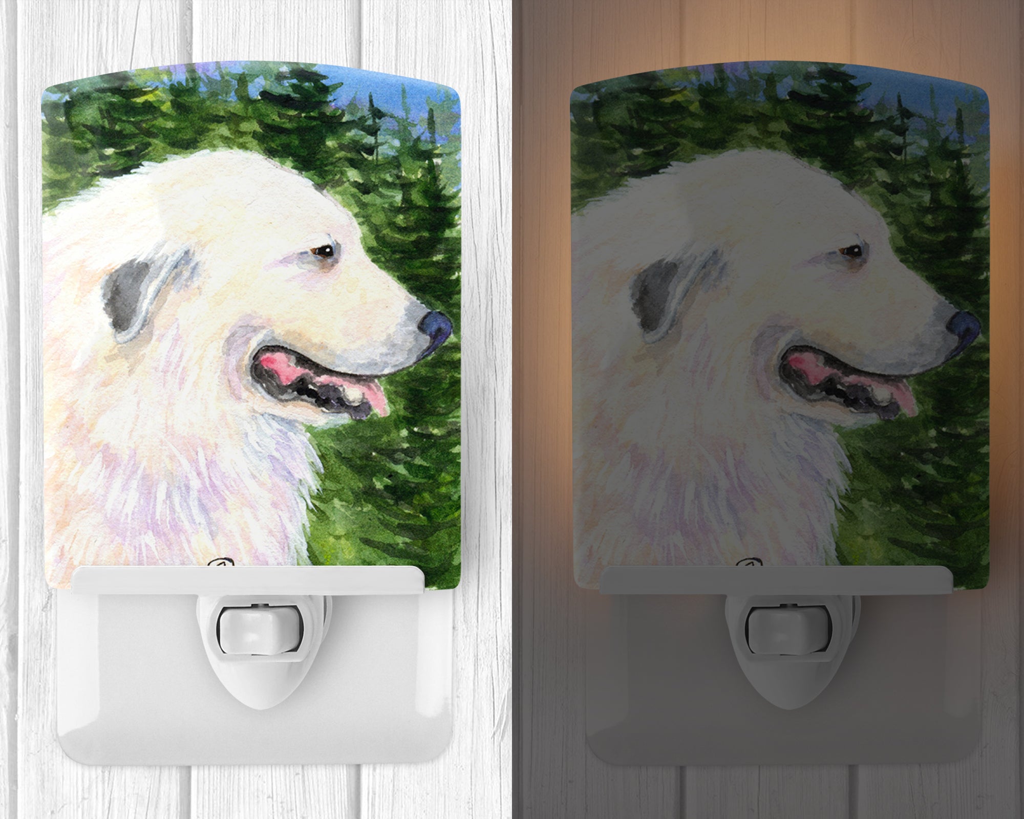 Great Pyrenees Ceramic Night Light SS8922CNL - the-store.com