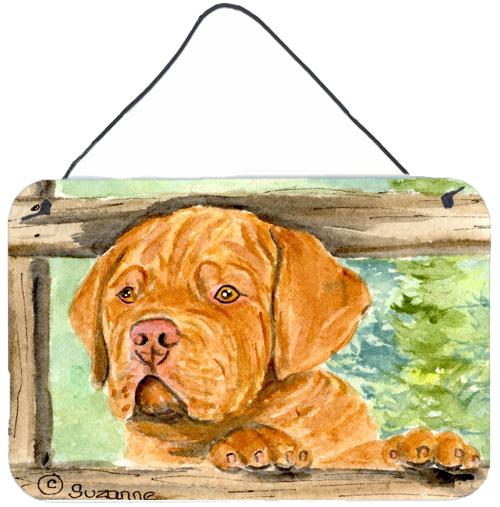 Dogue de Bordeaux Indoor Aluminium Metal Wall or Door Hanging Prints by Caroline's Treasures