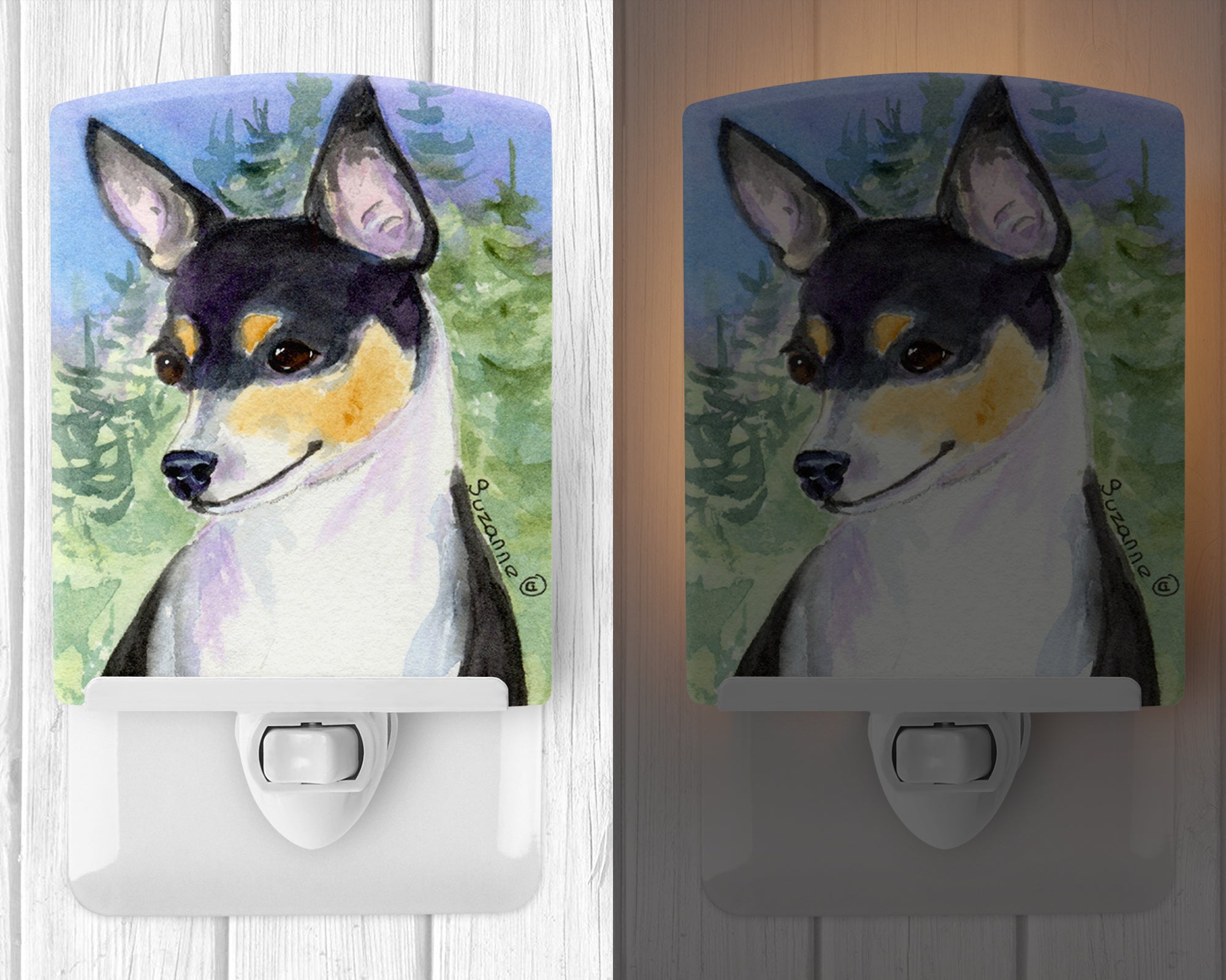 Rat Terrier Ceramic Night Light SS8927CNL - the-store.com